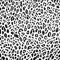 Leopard seamless skin pattern print. Fabric design pattern to produce luxury fashion