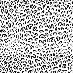 Leopard and jaguar thin round pattern. Fashion industry design motifs