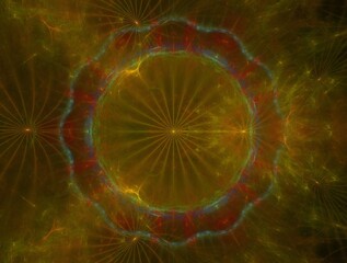 Imaginatory fractal abstract background Image