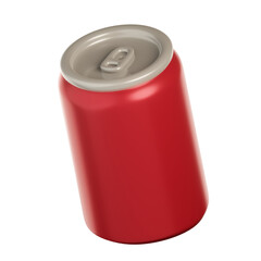 Coala can 3D render transparent background