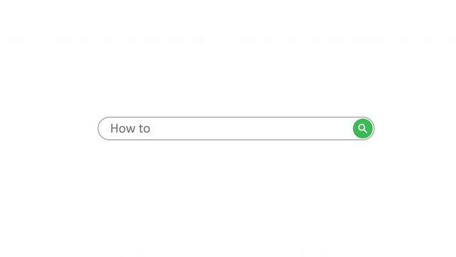 How to - Search bar Engine Animation 