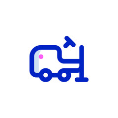 shining kaaba icon vector graphic with colors