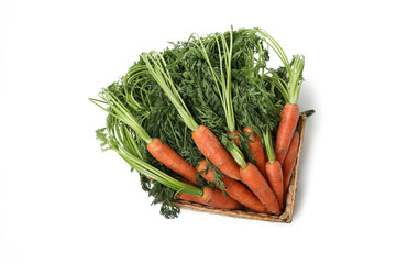 PNG, Fresh carrot isolated on white background