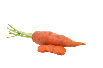 PNG, Fresh carrot isolated on white background