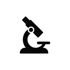 Microscope icon vector design trendy