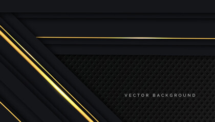 Abstract modern luxury black dop gradient background