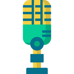 Retro Microphone Illustration