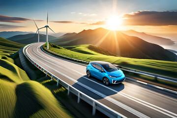 Obraz premium Green energy concept.