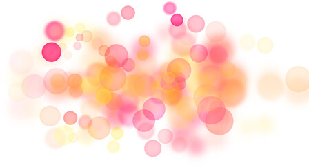 Colorful Bokeh Light Burst