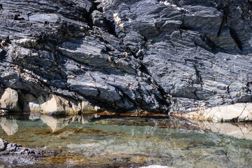 rock in the river