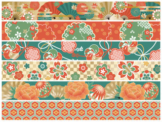 和柄の帯セット