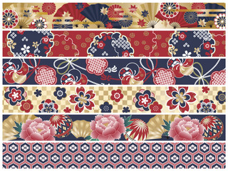 和柄の帯セット