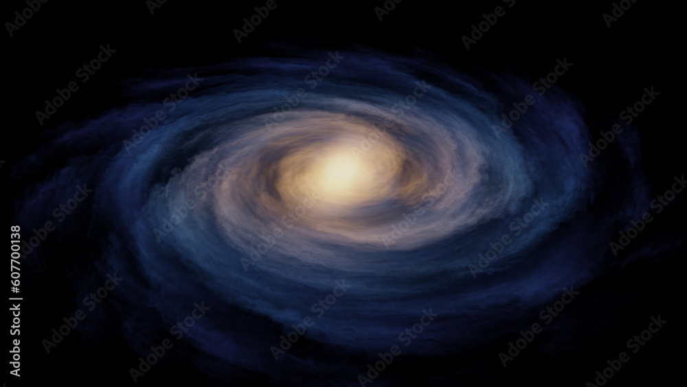 Wall mural universe space scene with planets, stars and galaxies, nebula. panorama. template banner. 3d render