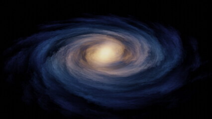 Universe Space scene with planets, stars and galaxies, nebula. Panorama. Template banner. 3d render