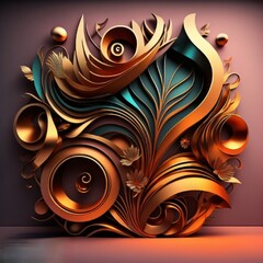Dimensional Elegance: Modern and Beautiful 3D Wallpaper Designs