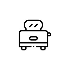 toasters icon vector graphic with colors