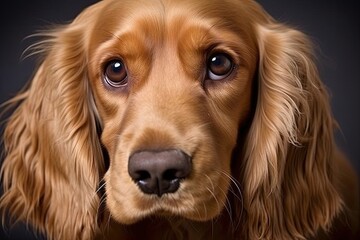 Cocker Spaniel dog creative illustration - Generative AI