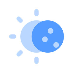 eclipse duotone icon