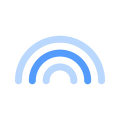 rainbow duotone icon