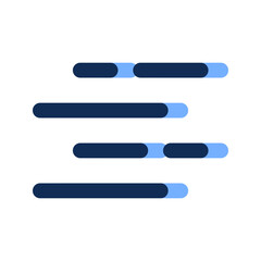 Obraz premium fog filled line icon