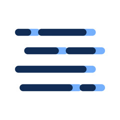 Obraz premium fog filled line icon