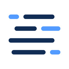 Obraz premium fog outline color icon