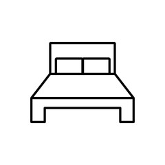 Double bed icon