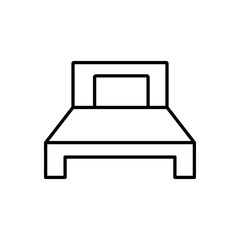 Single bed icon