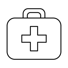Obraz premium Medical bag icon