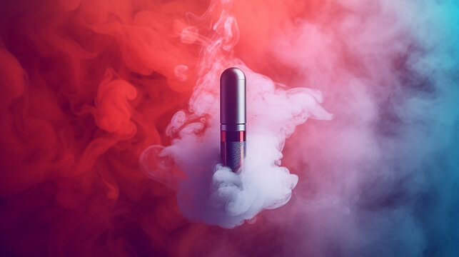 AI generative image about cool, clean and new vapers product background image 