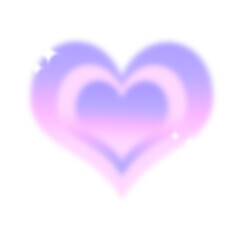 Pink And Purple Blurred Heart
