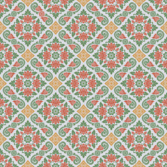 Pattern and seamless asian style background for decoration