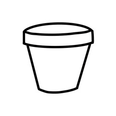 pot garden hand drawn doodle