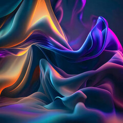 Fototapeta premium Bright and colorful silk background, textured background wallpaper