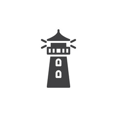 Lighthouse vector icon