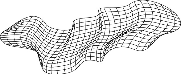 Net flying waving. Texture wave textile. Fabric square cells sea wind. Vector illustration rolling hills. Flag windy stream flow. Network structure surface checkered background sport lines border.