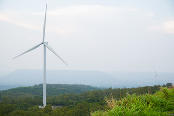 Wind Turbine that is used to generate electricity by blowing wind