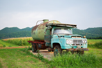 Vintage cars that used to be used in corn fields, sugar cane fields