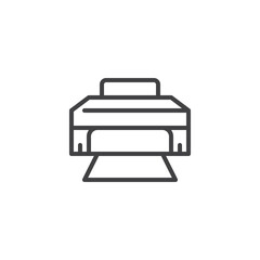Printer line icon