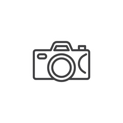 Photo camera line icon