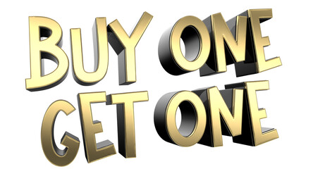 BUY ONE GET ONE 3D Render