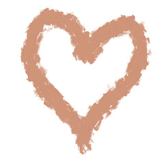 bright hearts of various colors