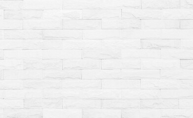 White brick wall background photo. White brick wall texture background for stone tile block painted in grey light color wallpaper modern interior and exterior and backdrop design.