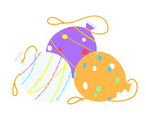 3色の水ヨーヨー