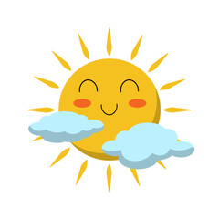 Sun and Cloud Element