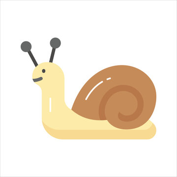 An icon of snail in modern style, beautifully designed icon of snail in trendy style