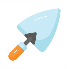 Shovel vector design in trendy style, icon of construction tools