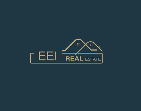EEI Real Estate and Consultants Logo Design Vectors images. Luxury Real Estate Logo Design