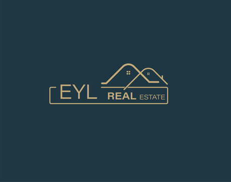 EYL Real Estate and Consultants Logo Design Vectors images. Luxury Real Estate Logo Design