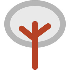 Obraz premium Plant icon in editable line vector